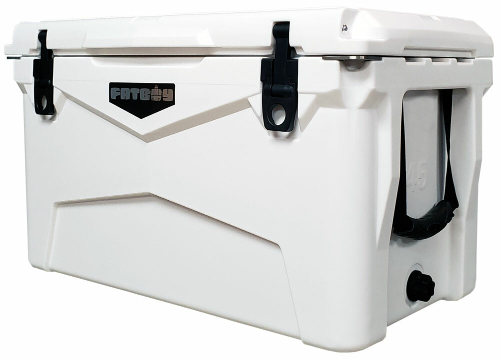 Fatboy 45 QT Quart RotoMolded Cooler White