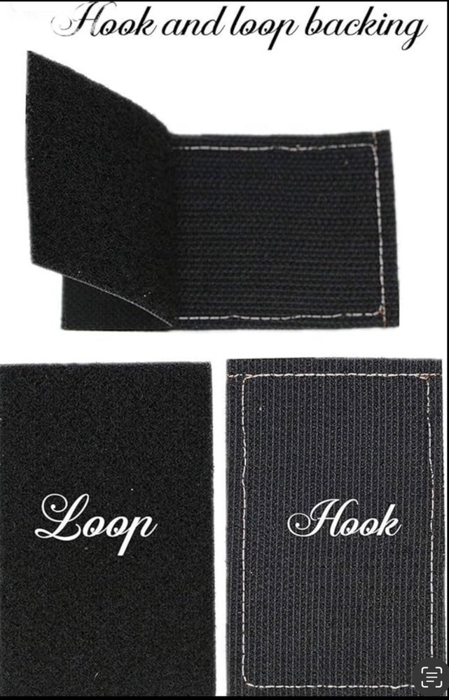 COMPASS 3x3 Embroidered Morale Patch Hook Backing Brand New