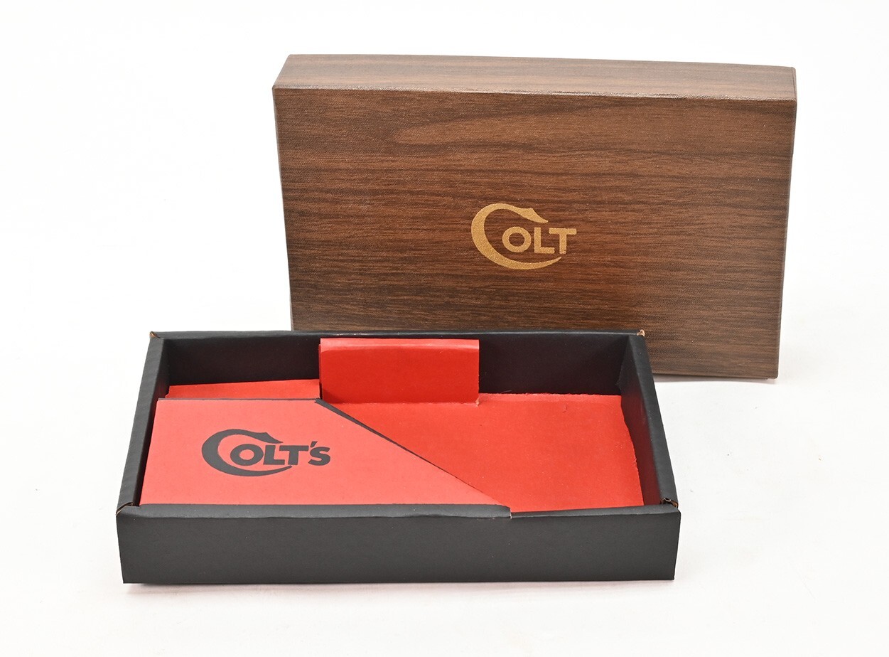 Colt Diamondback 2 1/2 Inch .38 1965-1973 2 Piece, Red Interior Box Plus. New