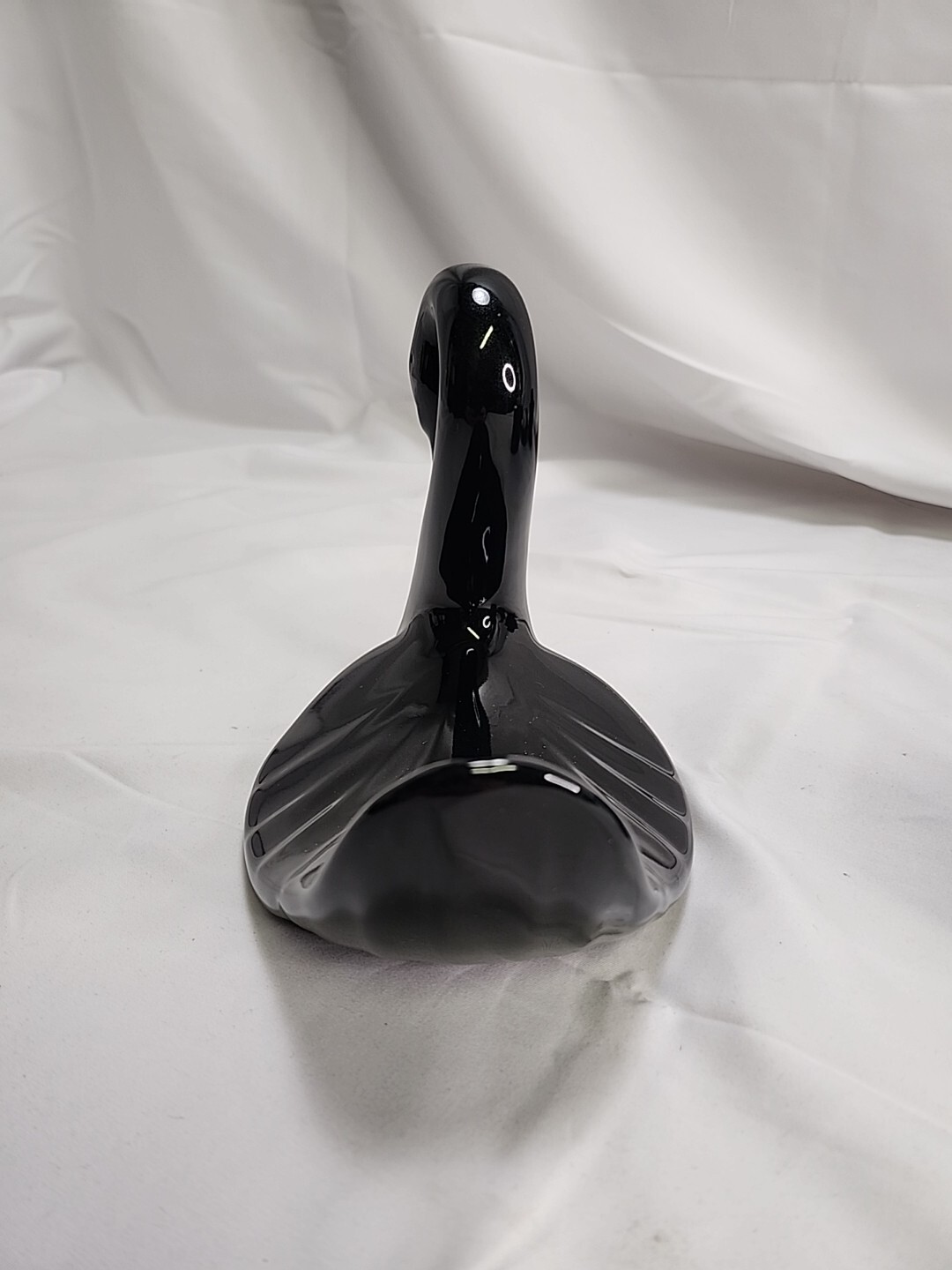 1980's Pfaltzgraff Swan Towel Holder Seashell Toothpaste Hand soap Bathroom Set