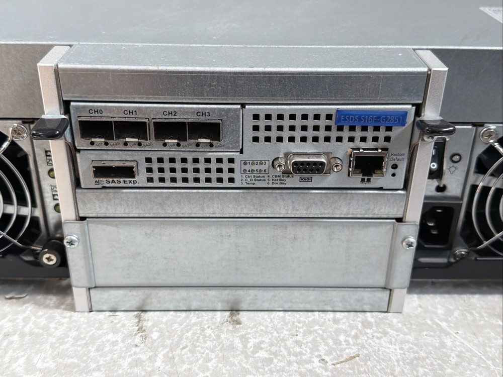 Infortrend EonStor ESS16G2B2D0 16-Bay SAS Storage Array w/ Controller No Drives