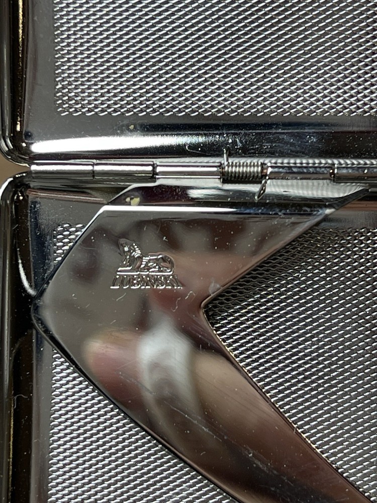Lubinski Silver Toned Cigarette Holder Case