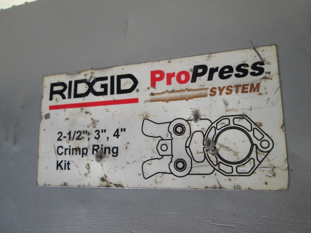 Ridgid  Propress XL Crimp Ring Kit 2-1/2” -  4”