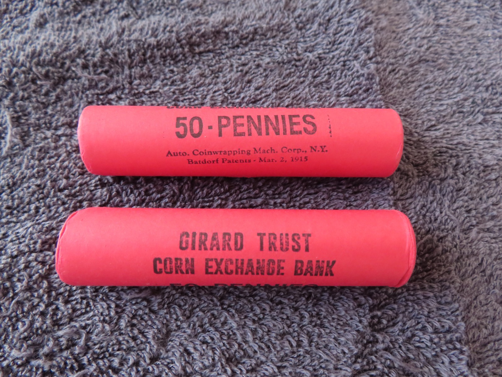 1963 **Original Bank Wrapped ** Uncirculated Lincoln Cent Roll - OBW Penny's