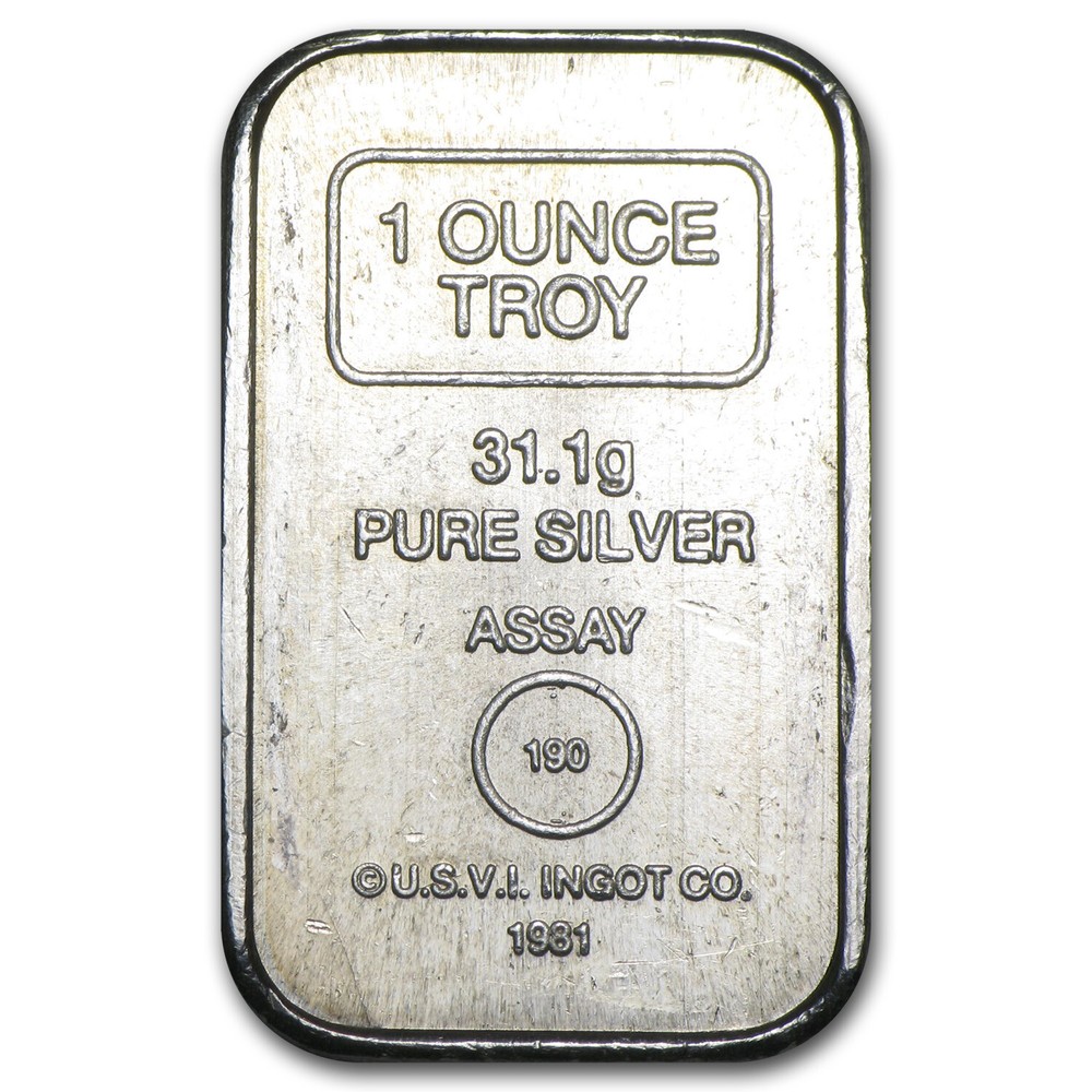 1 oz Silver Bar - A-Mark Brick (Type-2)