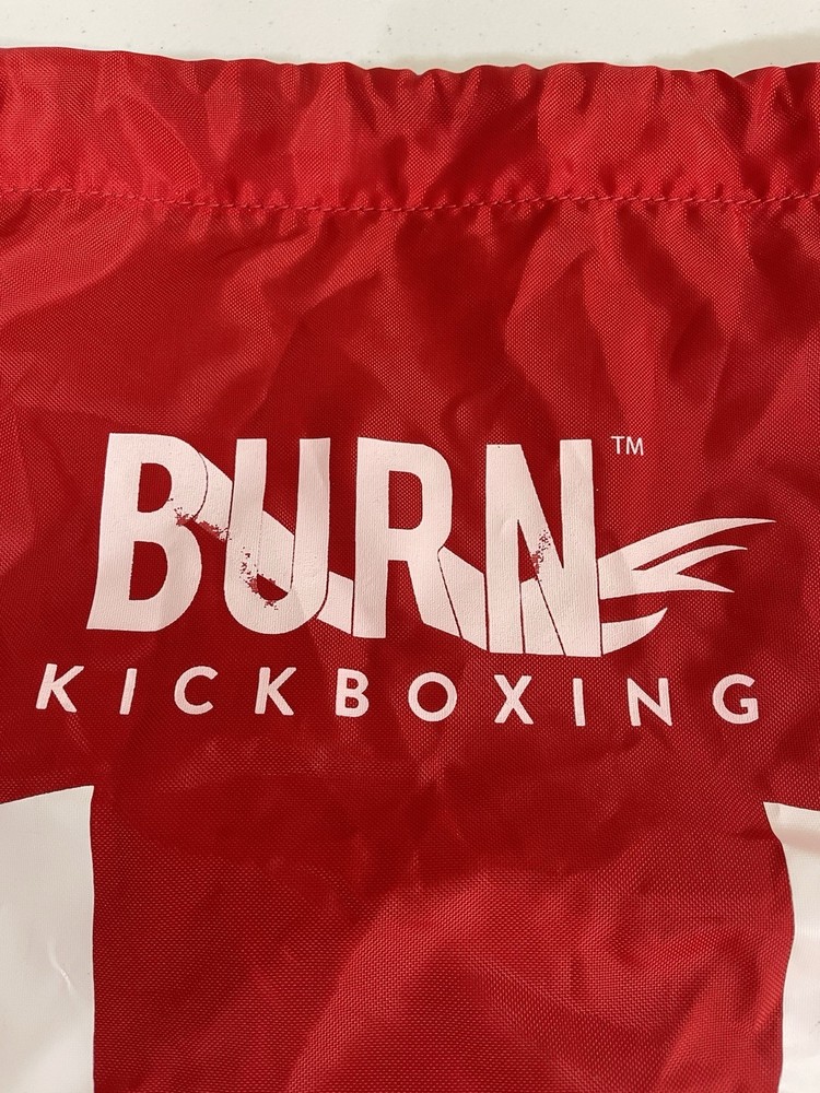 Under Armour Nylon Black/Red Athletic Backpack Burn Kickboxing