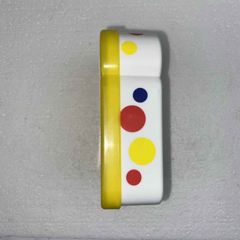 Sandwich Container Wonder Bread White Plastic Dots Yellow Lid
