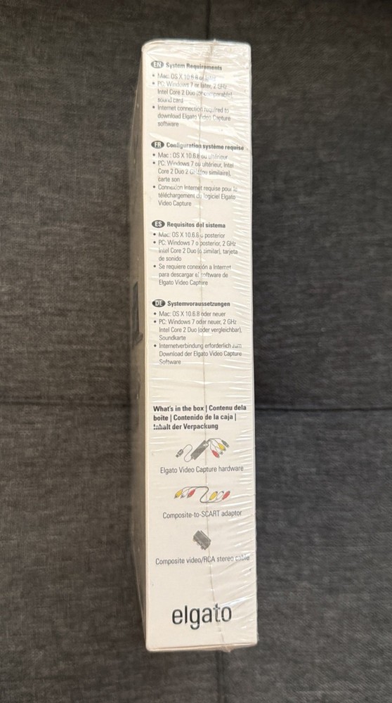 Elgato USB Analog Video Capture Device Mac PC, iPad, iPhone (Sealed)