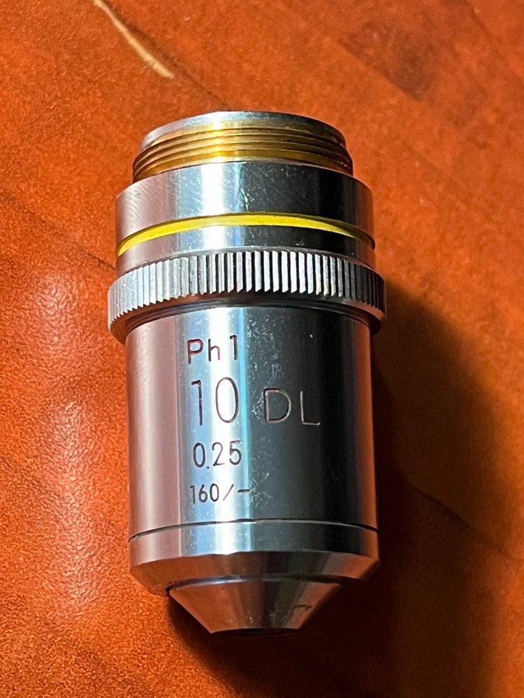 Nikon microscope objective 10/0.25 DL Ph1