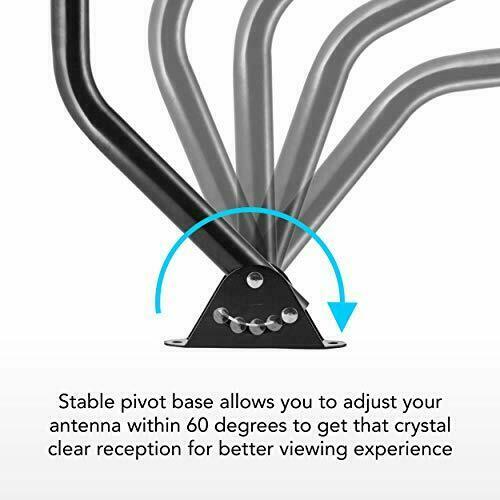 Universal Mount Brackets Adjustable Outdoor Antenna Mounting Pole Black J-Pole