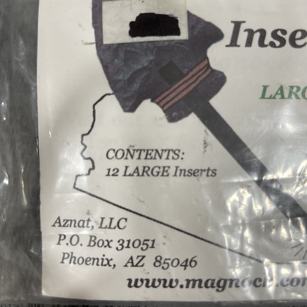 Magnock Magnetic Nock System Arrow Inserts Large 12 Pack