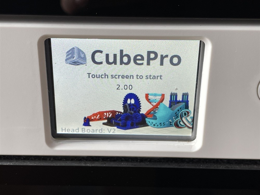 2015 3D SYSTEMS MODEL 401735 CUBE PRO TRIO 3D PRINTER 60230122210032