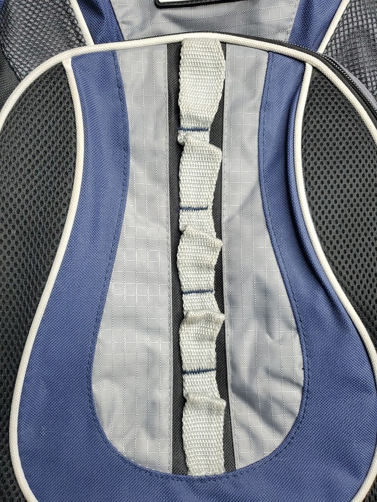 AdventuRidge Backpack Blue Pockets Slots Study School Work Standard Size