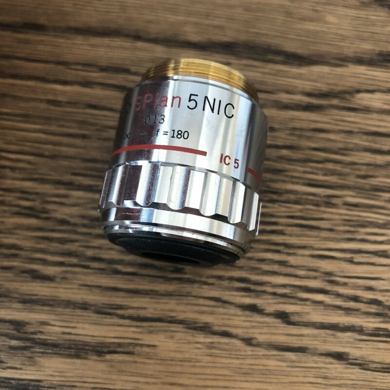 1pc USED Neo SPlan 5X/0.13 NIC microscope objective