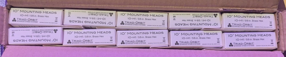 Triad-Orbit IO-H1 Quick-Change Coupler Mounting Head - Brass