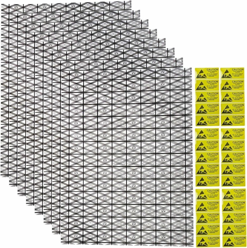 30-Pack Anti-Static Mesh Bags for Electronic Components