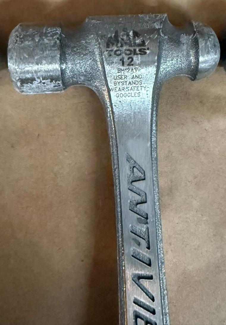 MAC TOOLS SET OF 4 BALL PEEN ANTIVIBE HAMMERS 24,16,12 & 3