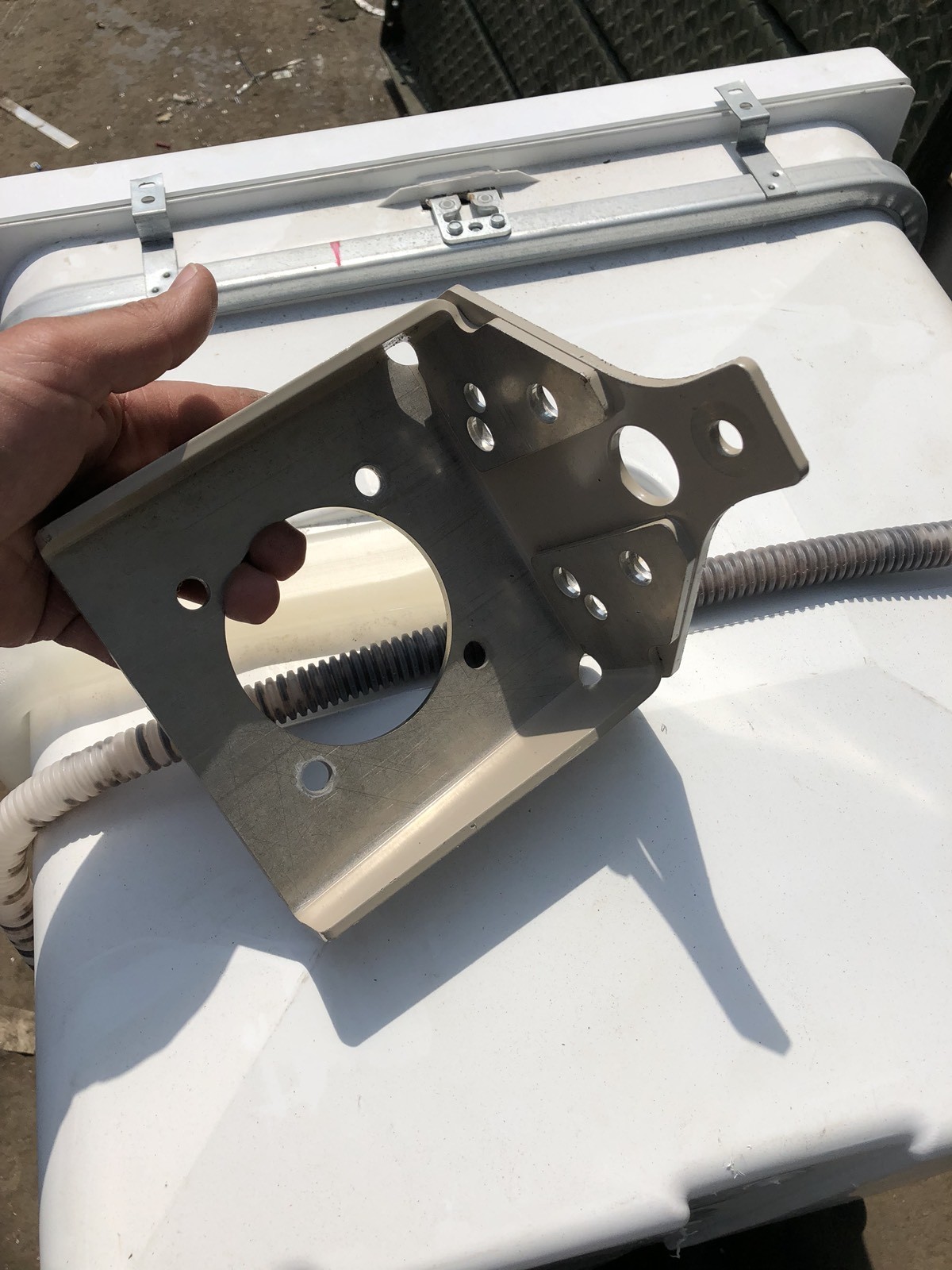 New HEAVY 3/16" Stainless Steel HMMWV Humvee Radio Antenna Mount