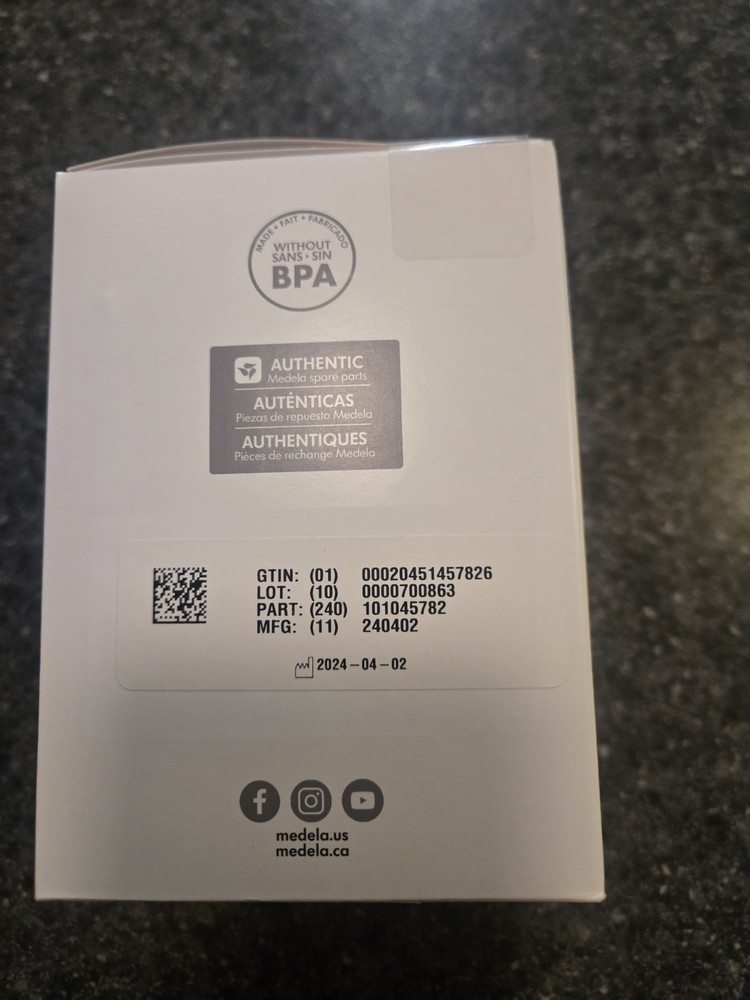 NEW Medela Breast Shield 24mm , 2pk