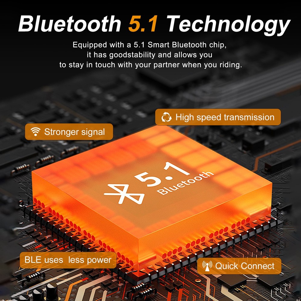Full Deplux Mesh Bluetooth Intercom Headset Communication System for Industry