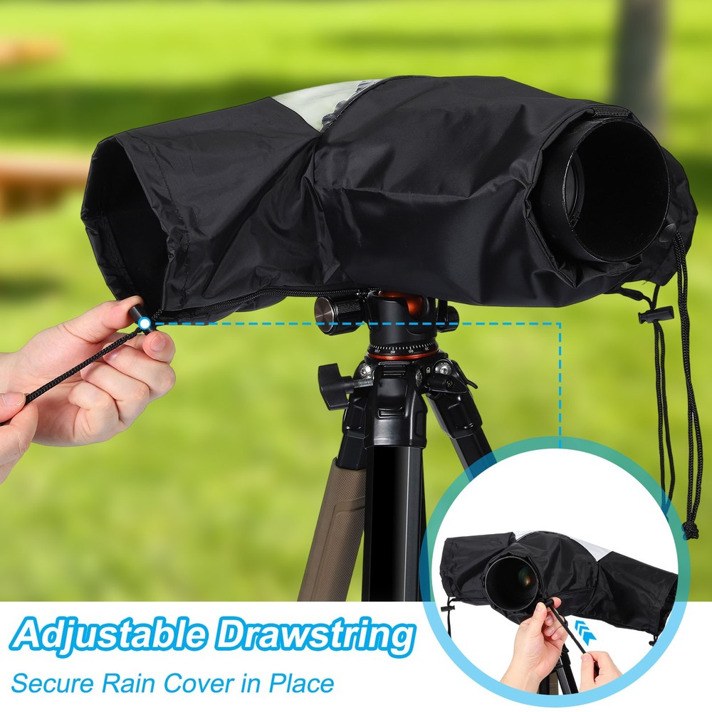 Waterproof Camera Rain Cover, Black