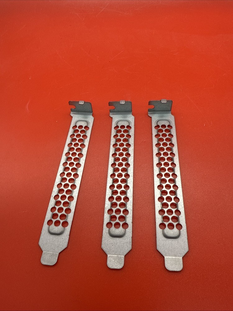 Quantity 3 - IBM Power8 Full Height PCI-e Vented Covers Mount Hardware