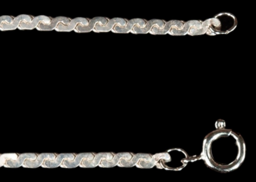 Sterling Silver Solid Serpentine Chain 18” 2mm NEW