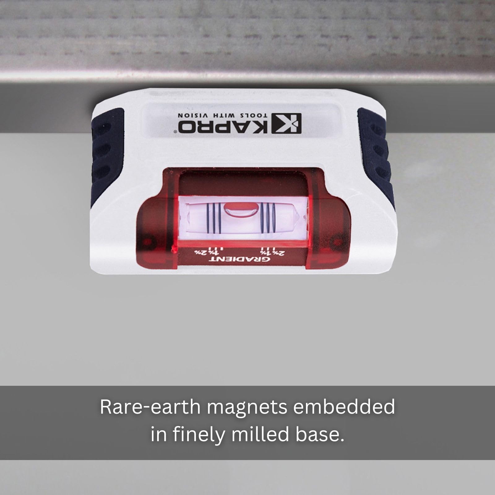Kapro 946 Smarty Magnetic Cast Pocket Level OPTIVISION and Plumb Site 4 Inch