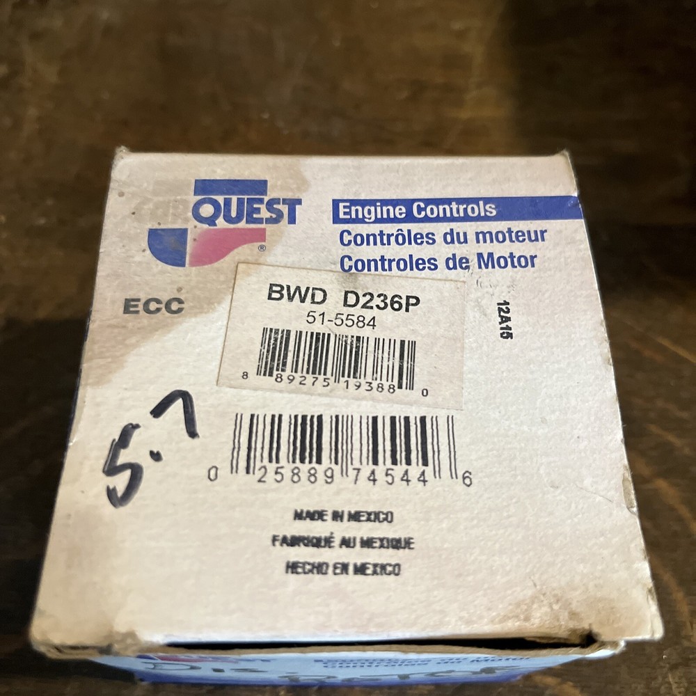 NOS Carquest/BWD Select D236P Distributor Rotor