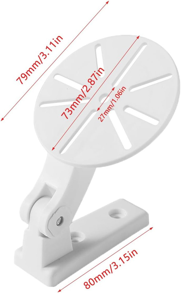 2 Pack Home Security Camera Bracket Wall Mount Holder Dome Camera Ceiling Adhesi