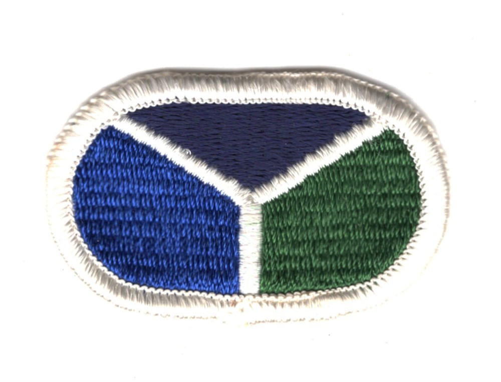 Army Airborne Oval Patch: Special Operations Command Atlantic - merrowed
