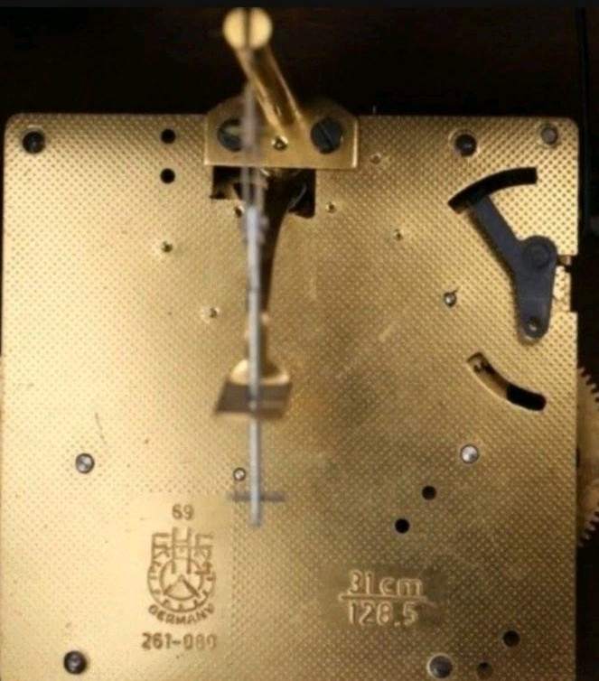 60's ORIGINAL DUTCH ZAANSE PENDULUM CLOCK - SHELF 27"×14"