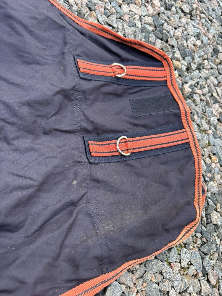 78” Loveson Stable Sheet - Navy/Orange