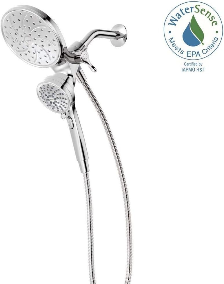 Moen Attract 26008 Magnetix Handheld/Rain & Shower Head Combo in Chrome Finish