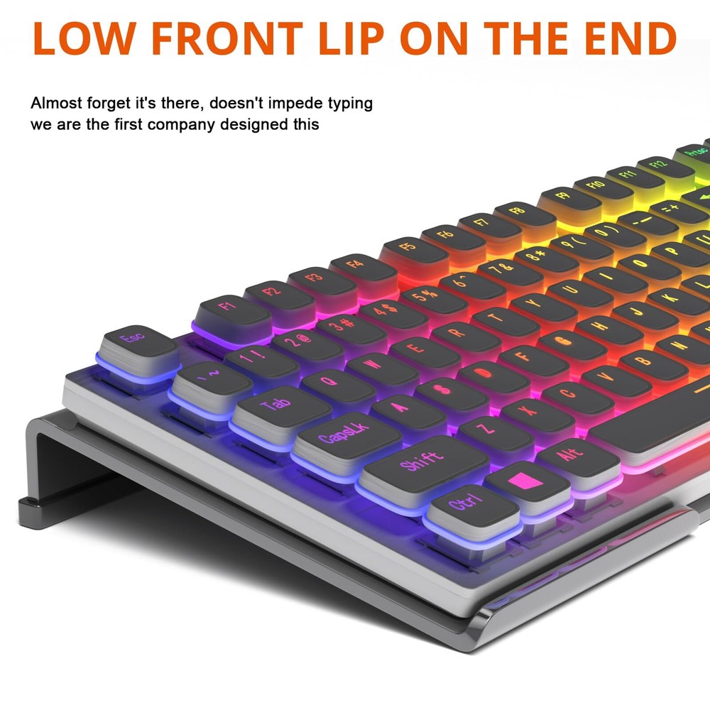 Computer Keyboard Stand Tilt PC Keyboard Stand Riser for Easy Ergonomic Typin...