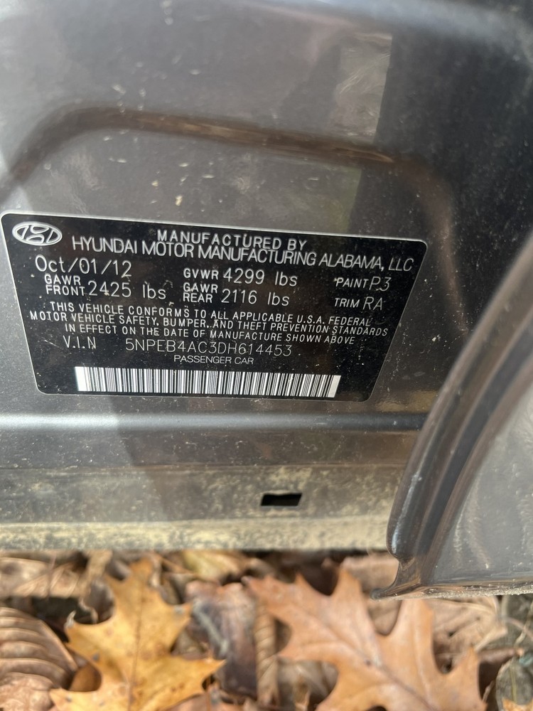 SONATA 2013 Fuse Box Cabin 7042