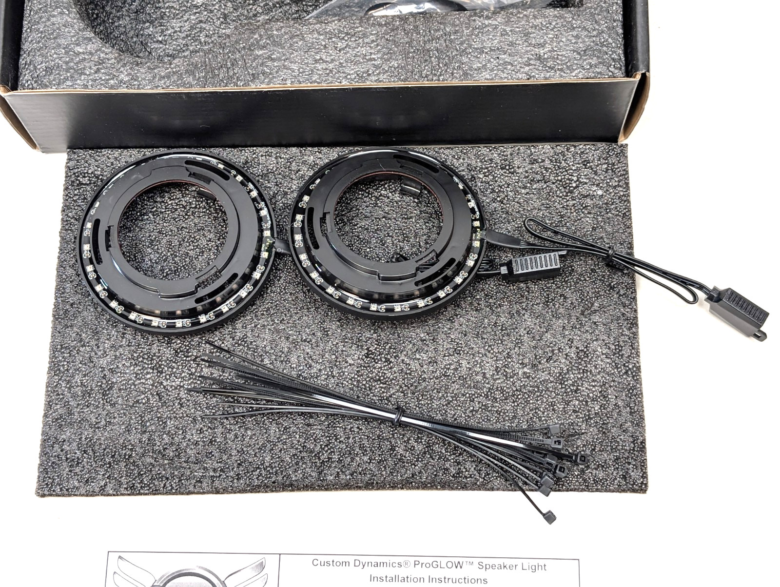 Custom Dynamics PG-SPEAKER-R-1 ProGlow Speaker Lights for Boom! Audio Stage 2