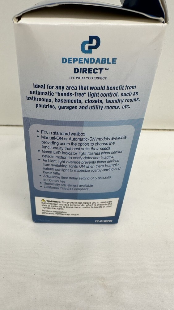 Motion Sensor Wall Switch PIR Vacancy & Occupancy Sensor YT-C1WT01 Neutral Wire