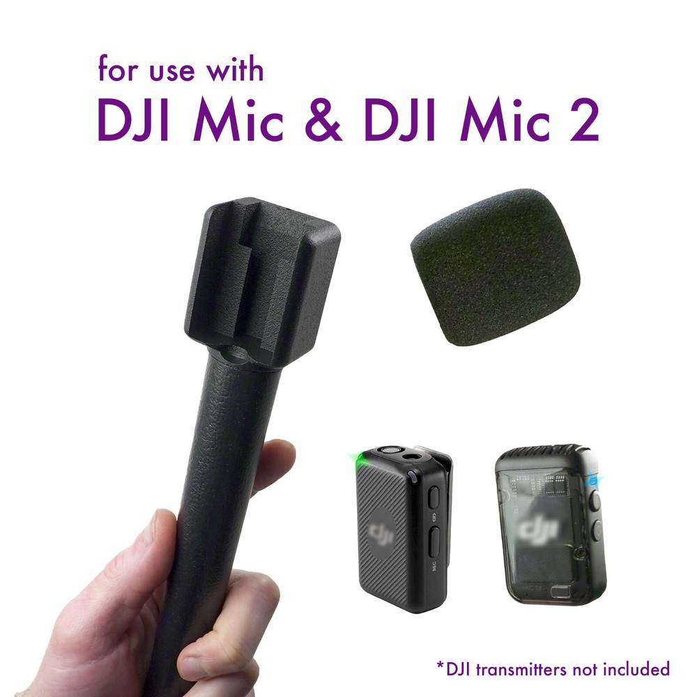 DJI Mic & DJI Mic 2 Handheld Wireless Microphone Interview Adapter Handle