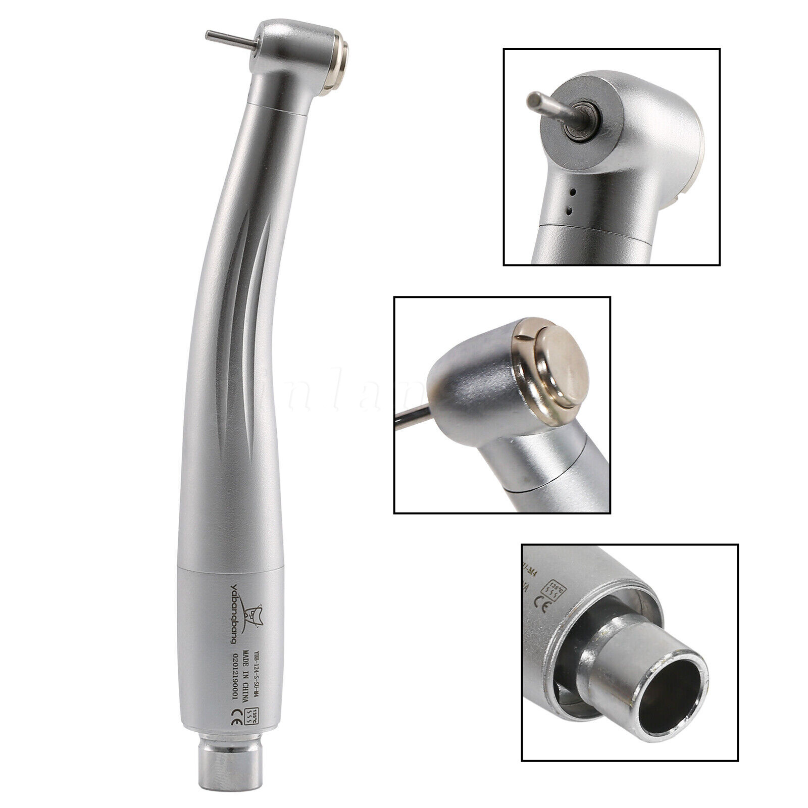 NSK Style Dental High Speed Handpiece Push Button + Quick Coupler Swivel 4 Holes