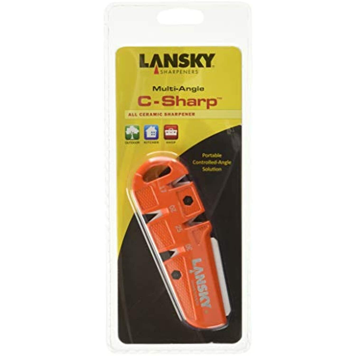 Lansky C-Sharp, Ceramic Stone Multi-Angle Knife Sharpener