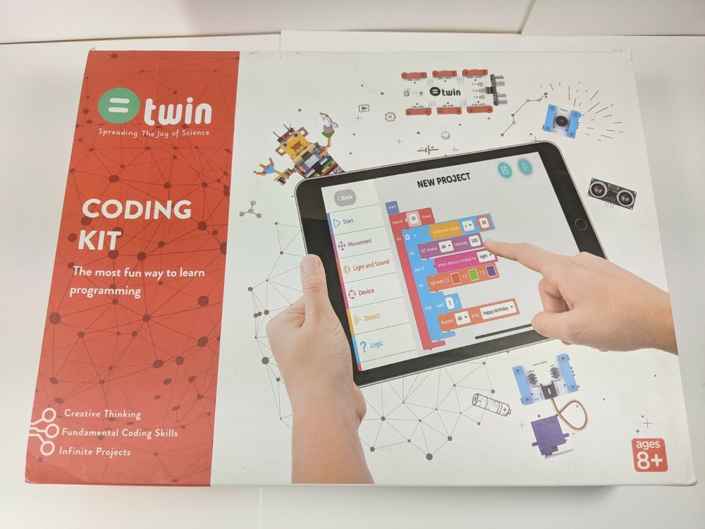 Twin STEM Coding Kit Learn Programming for Children Ages 8+ Mobile App