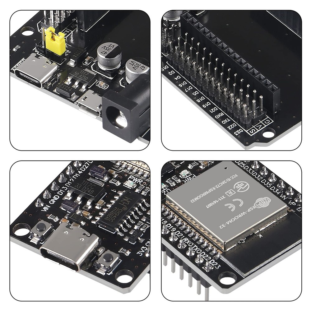 3SETS ESP32 Development Board Type-C USB CH340C WiFi+Bluetooth Ultra-Low Powe...