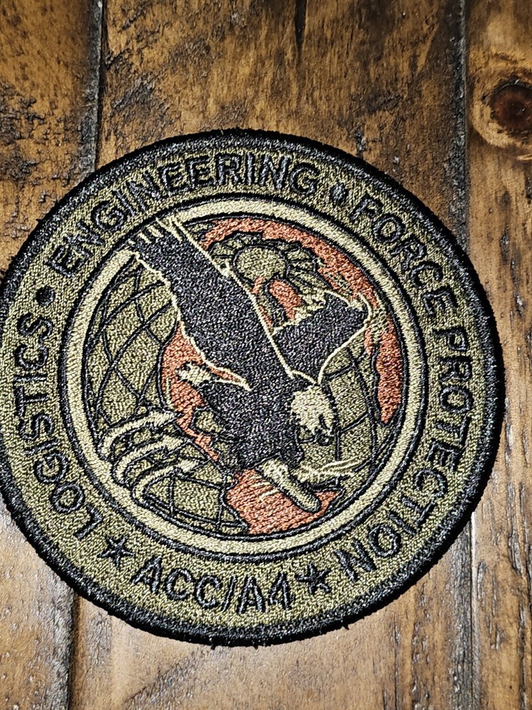 1970s USAF Air Force Cold War AAC/A4 Engineering Force Protection Patch L@@K!!!