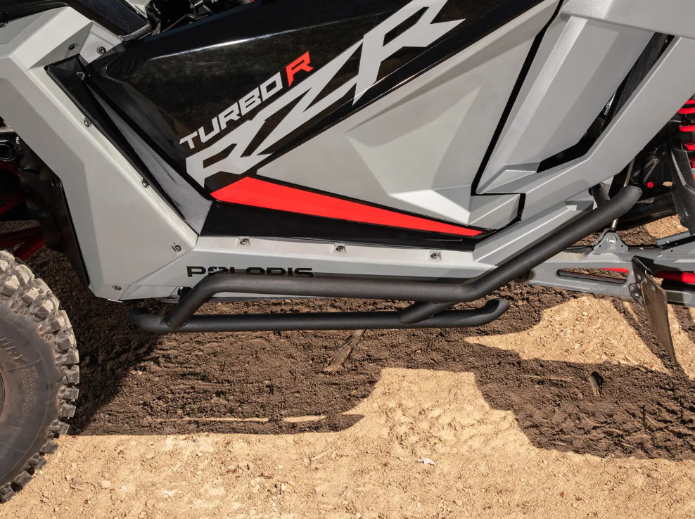 SuperATV Rock Slider Nerf Bars For Polaris RZR Pro / Turbo