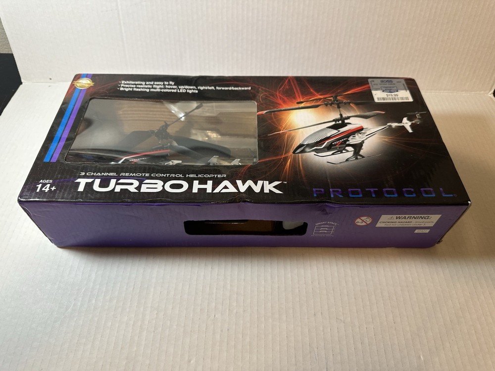 Protocol TurboHawk 3 Channel Remote Control RC Helicopter New