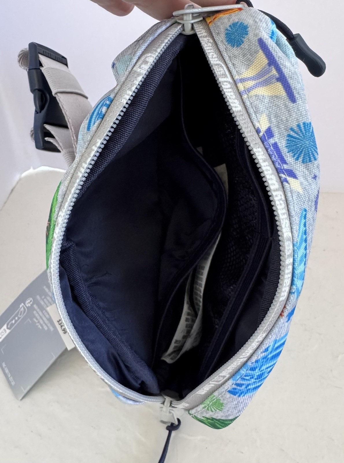 DISNEY PARKS FOUR PARKS ICONS BELT BAG W/HEADBAND EAR HOLDER NEW WITH TAGS