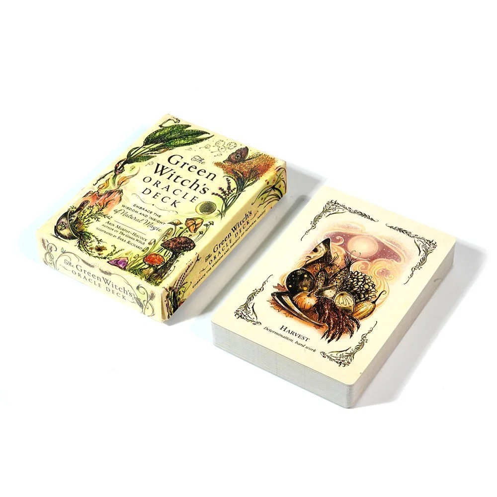 Green Witch Oracle Tarot Deck Natural Magic Insight Witchcraft Divination Game