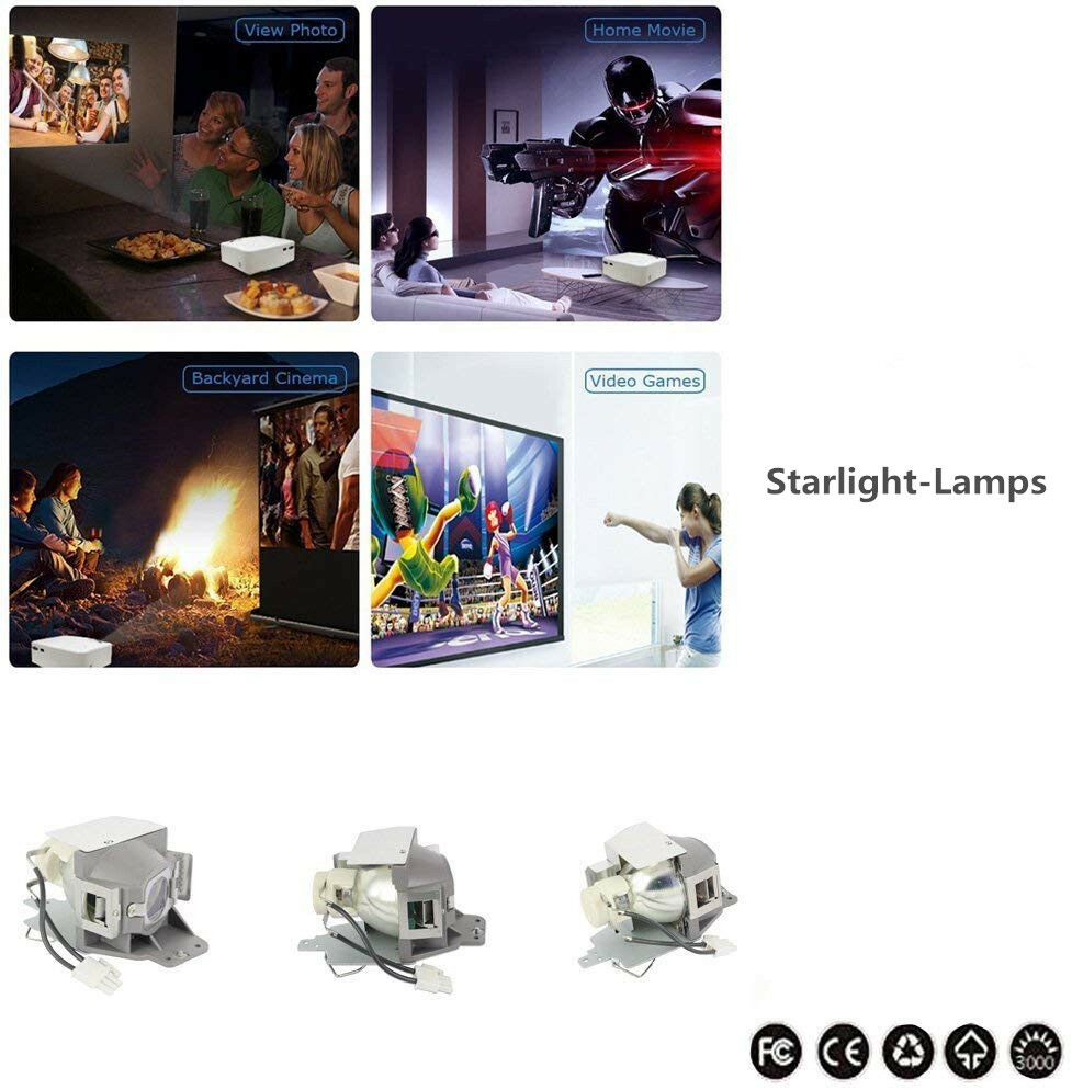 Compatible H6510BD Replacement Projection Lamp for Acer Projector