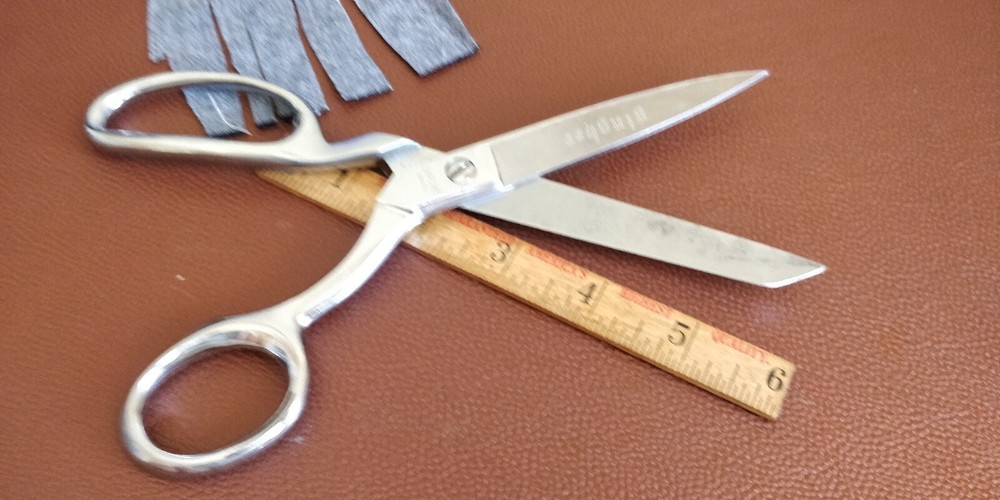 Gingher Chrome 8” Dressmakers Scissors made in Brazil
